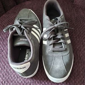 ADIDAS Gray Suede Sneakers